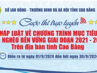 CUỘC THI TRỰC TUYẾN TÌM HIỂU PHÁP LUẬT VỀ CHƯƠNG TRÌNH MỤC TIÊU QUỐC GIA